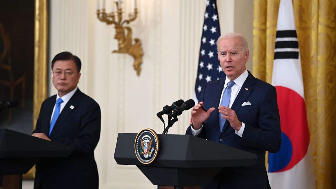 Joe Biden and Moon Jae-in have expressed a willingness to engage with North Korea to reduce nuclear tensions.