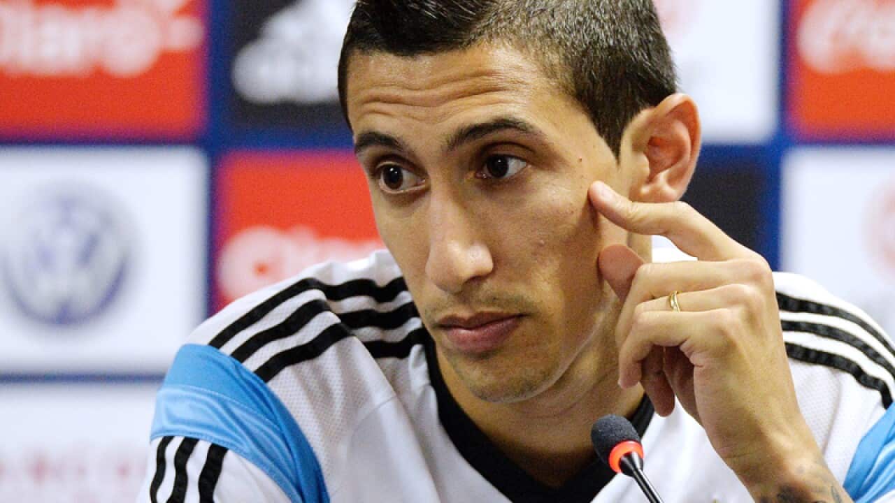 Argentina midfielder Angel di Maria