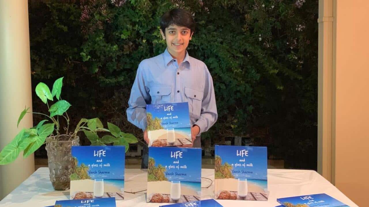 Vansh Sharma author Life and a glass of milk