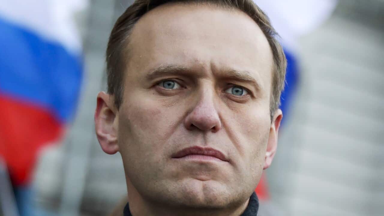 Russian opposition activist Alexei Navalny in February 2020.