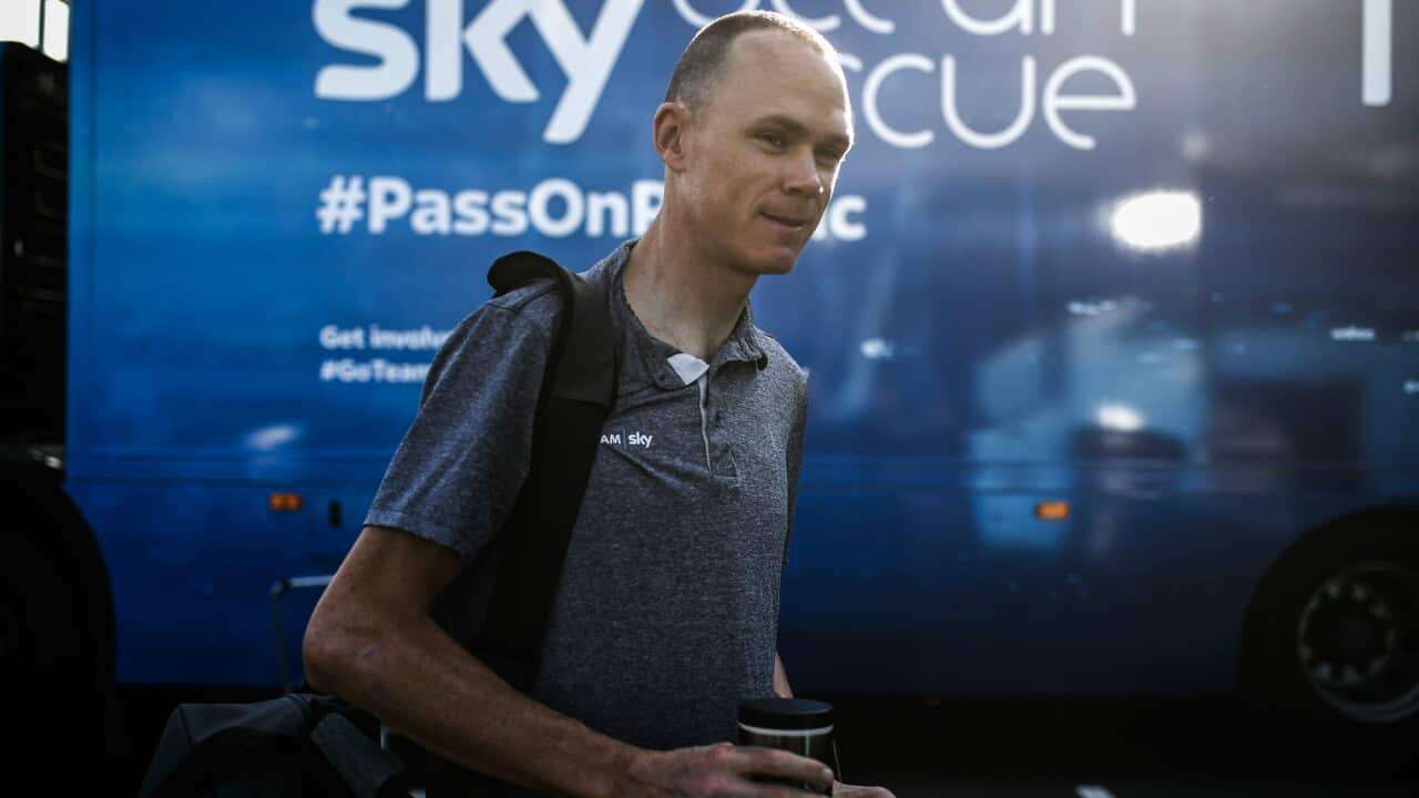 Chris Froome's on the Tour bus and there's nothing anyone can do about it.