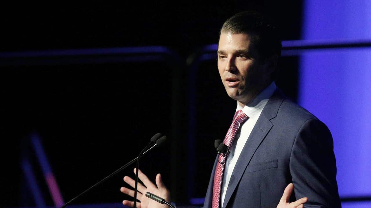 The president's oldest son, Donald Trump Jr, has tested positive for coronavirus.
