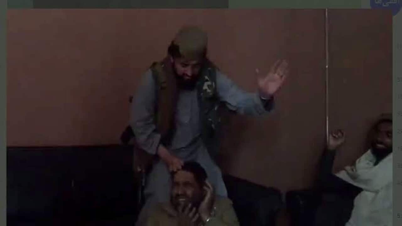 Taliban allegedly punishing an employee of the previous Afgan government