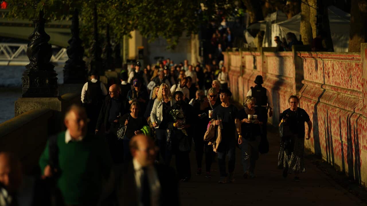 Britain Royals Queue
