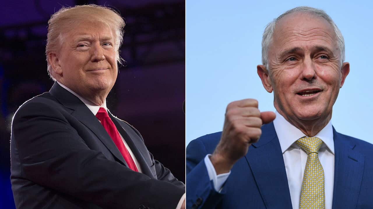 File image: US President Donald Trump and Australian Prime Minister Malcolm Turnbull