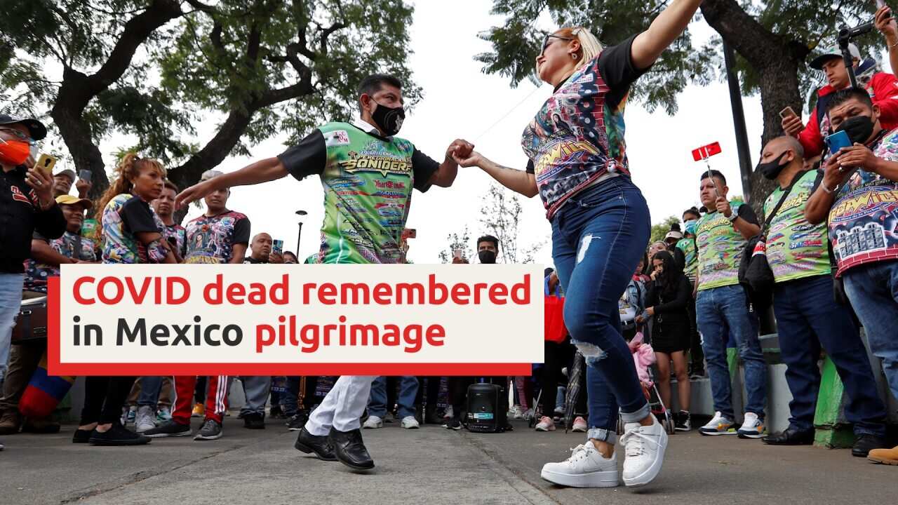 COVID dead remembered in Mexico pilgrimage