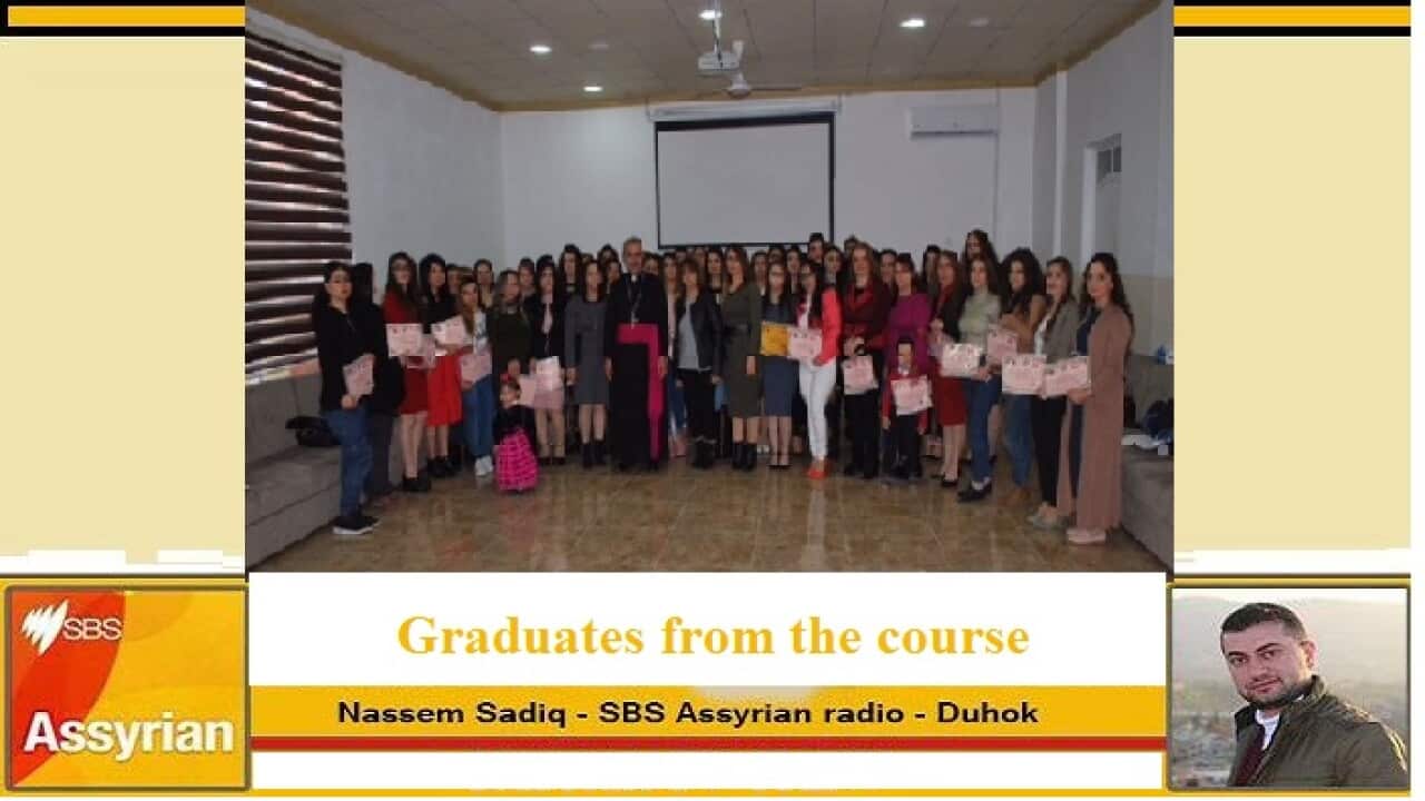 Graduates from the Hairdressing course