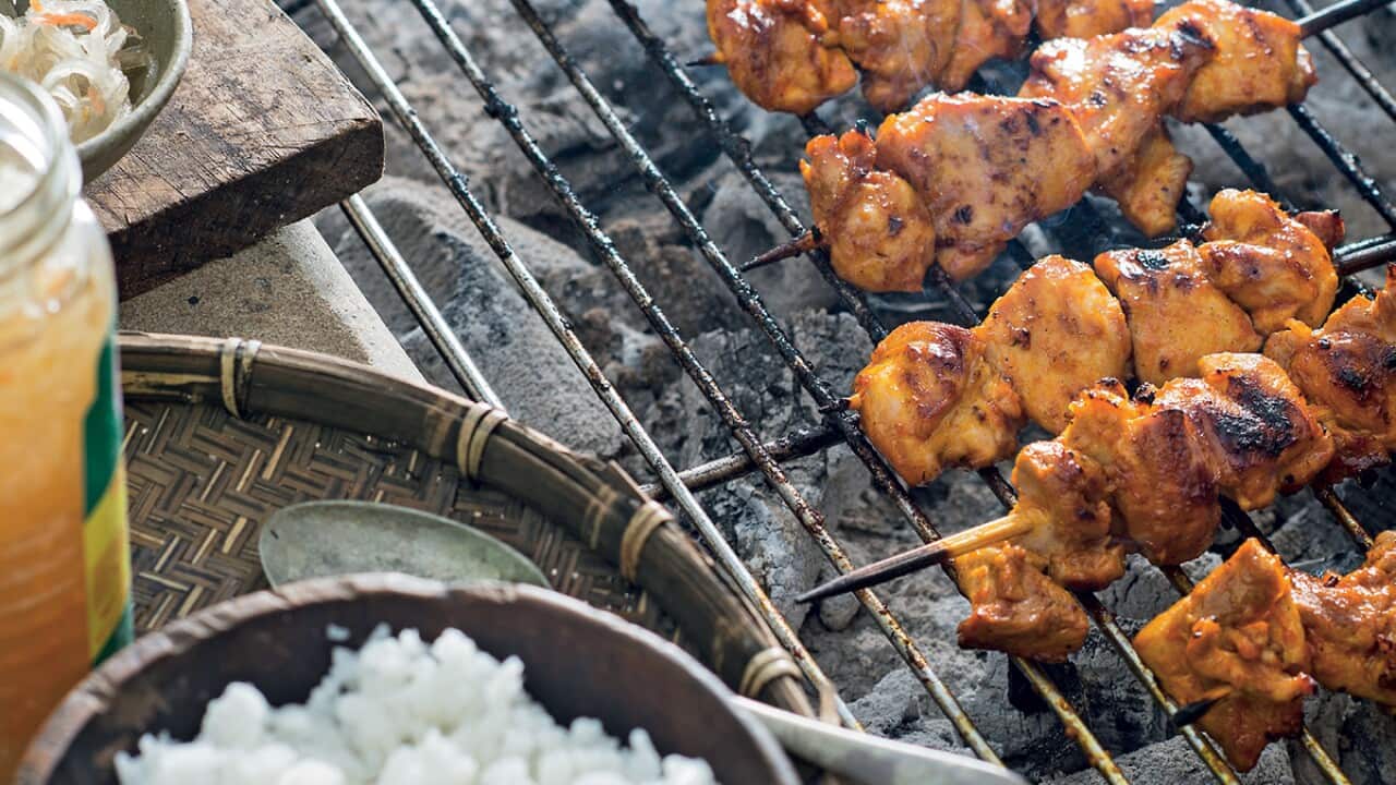 Filipino chicken inasal