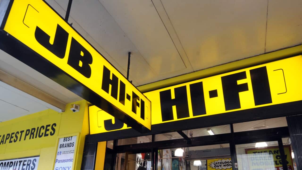 A JB Hi-Fi retail store