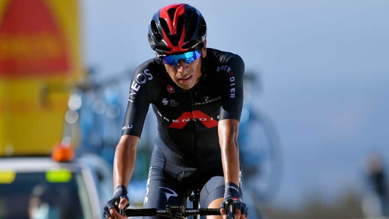 Ivan Sosa during his time with Ineos Grenadiers