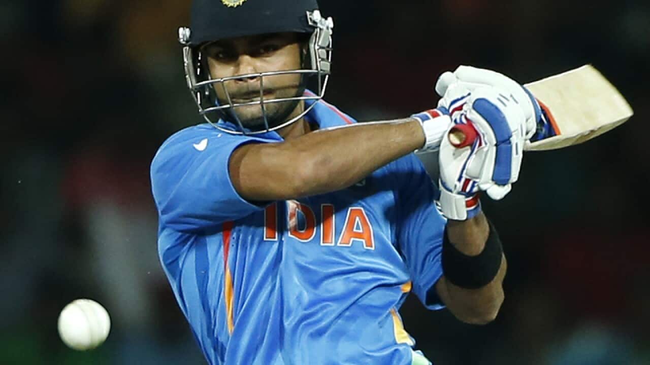 Indian batsman Virat Kohli