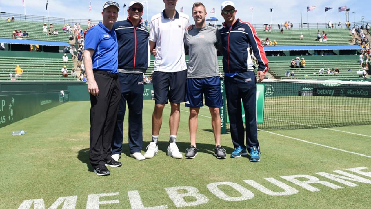 The US Davis Cup team