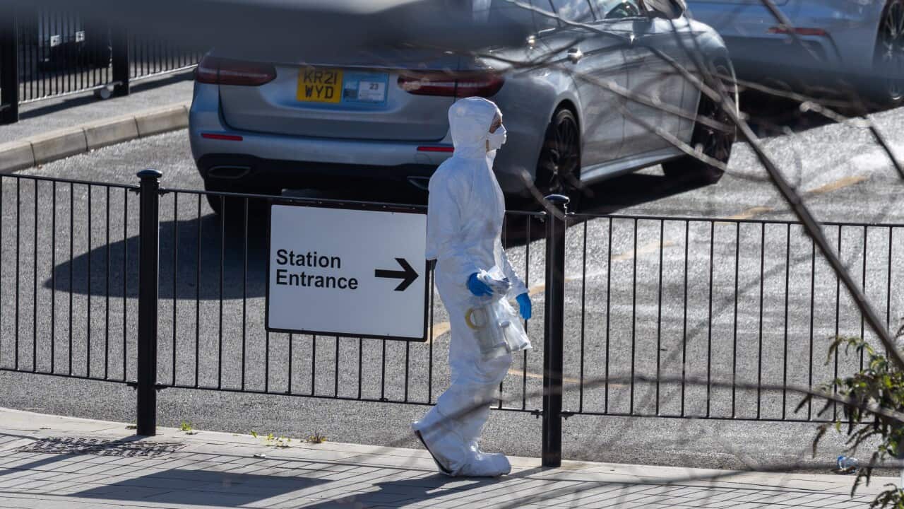 Aftermath of stabbing on train travelling to London from Doncaster