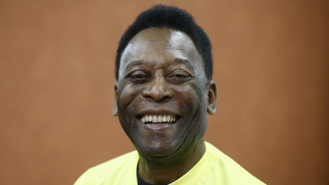 Brazilian soccer legend Pele