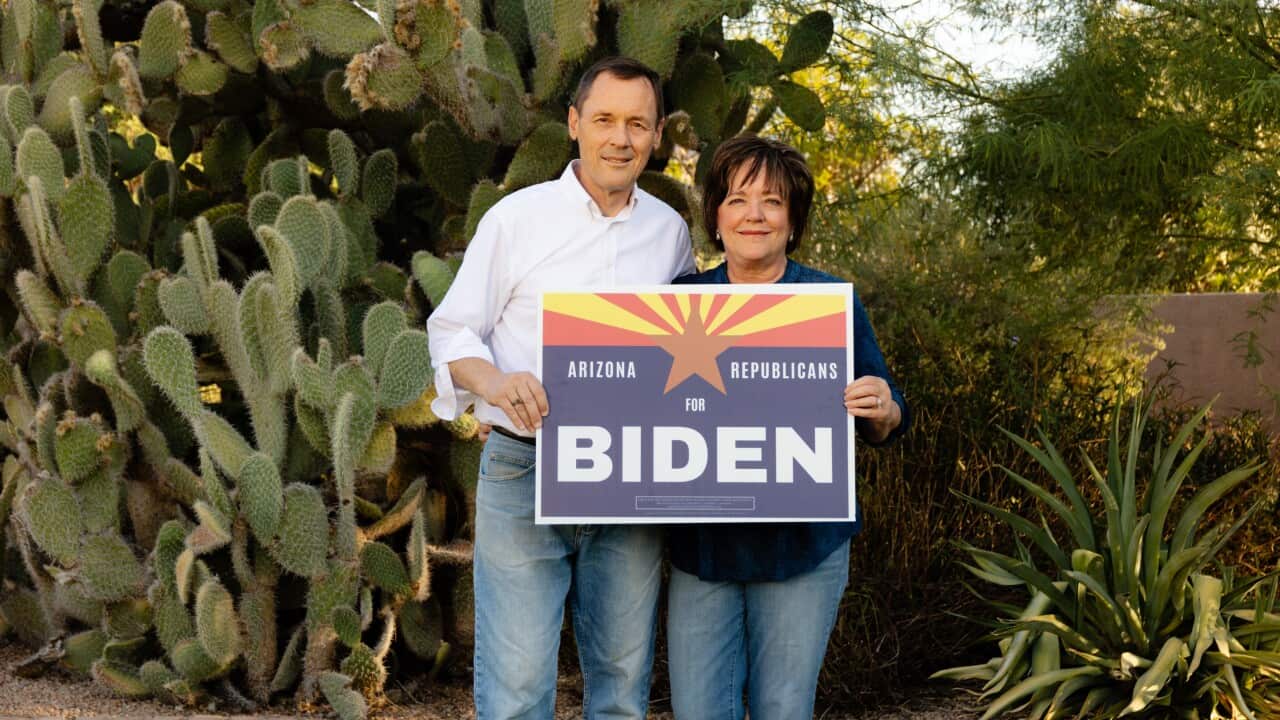 Dan and Nan Barker of Arizona, members of the Church of Jesus Christ of Latter-day Saints who remain Republicans but do not support President Donald Trump.