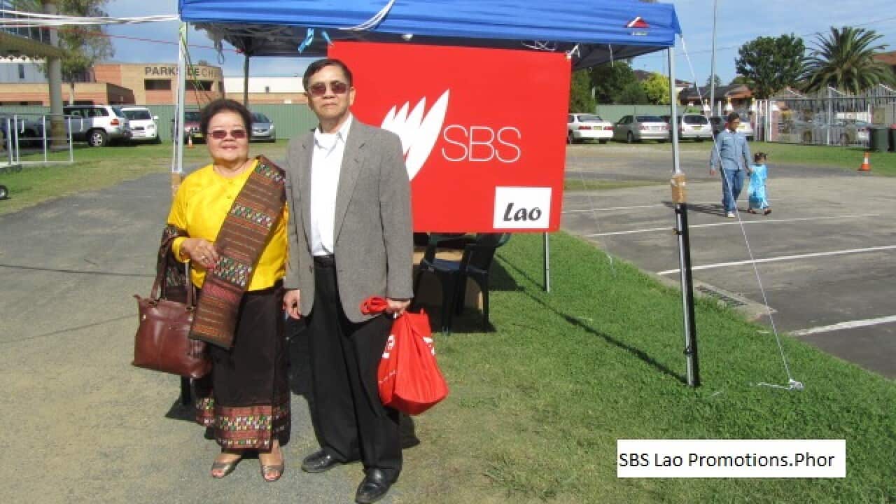 SBS's faithful in front of Lao Community building