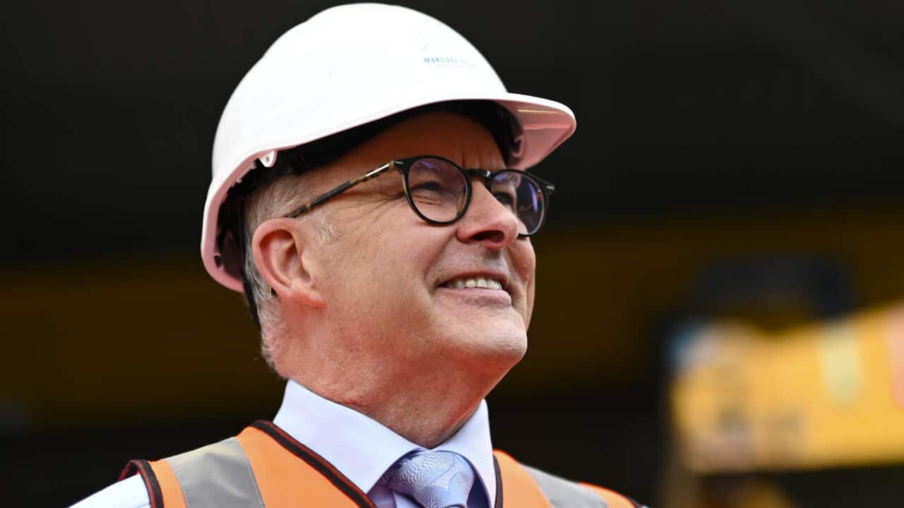 Anthony Albanese on day 11 of the election campaign (AAP)