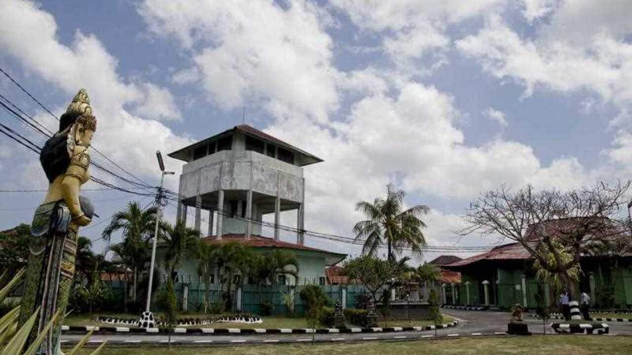 A tower inside Kerobokan Prison in Denpasar, Bali. (File: AAP Image/Johannes Christo)