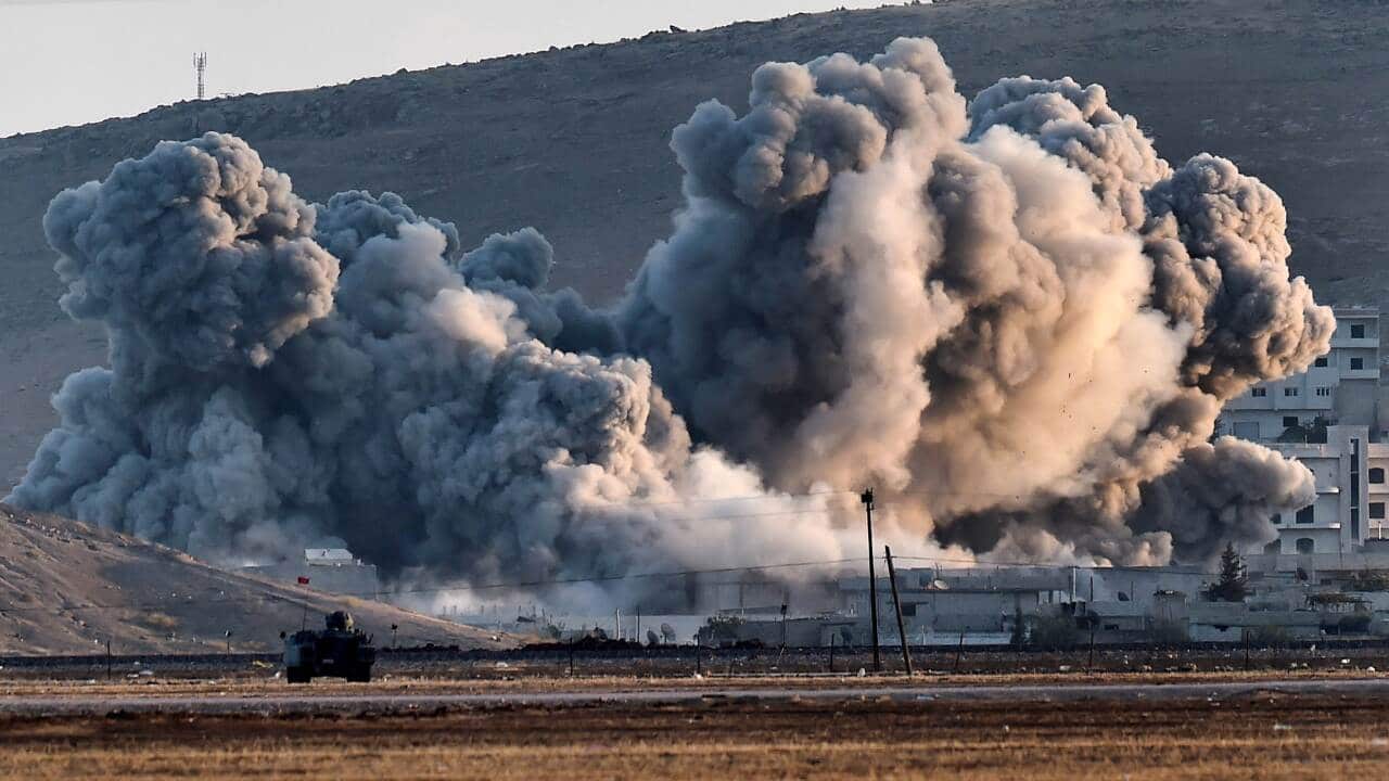 A file photo of a bomb attack.