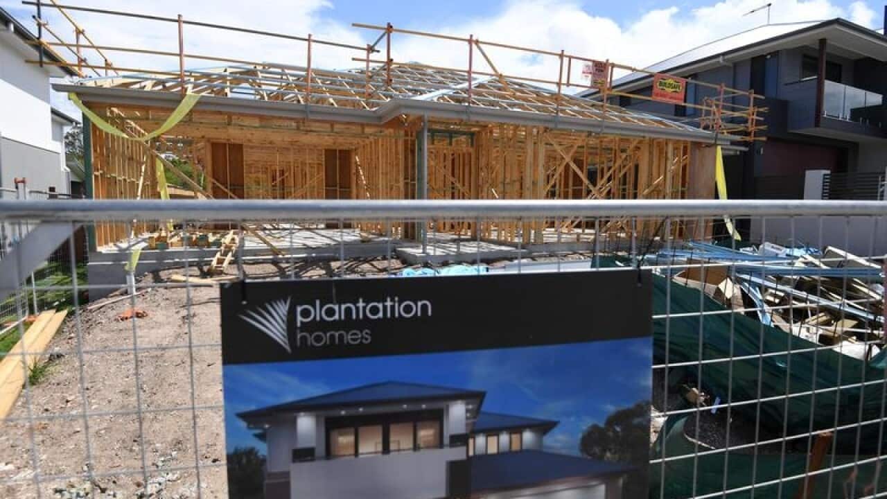 New homes construction is seen in Mango Hill