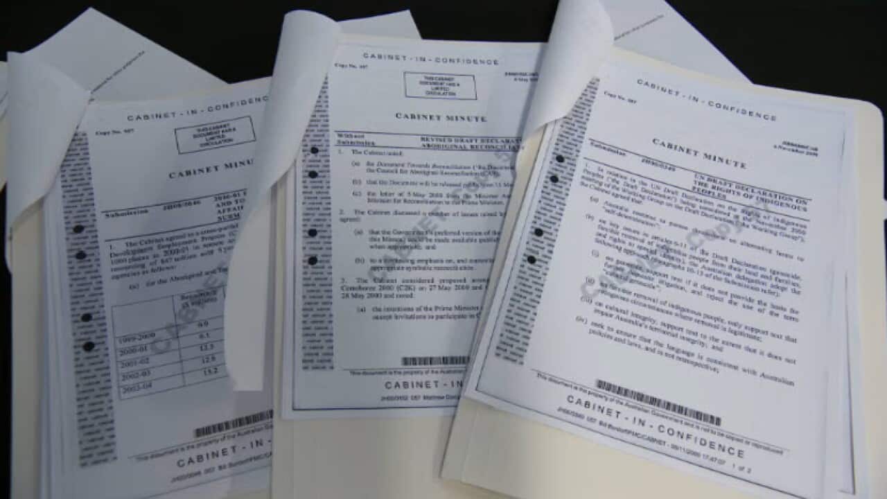 The National Archives of Australia has released Cabinet records from 2000.