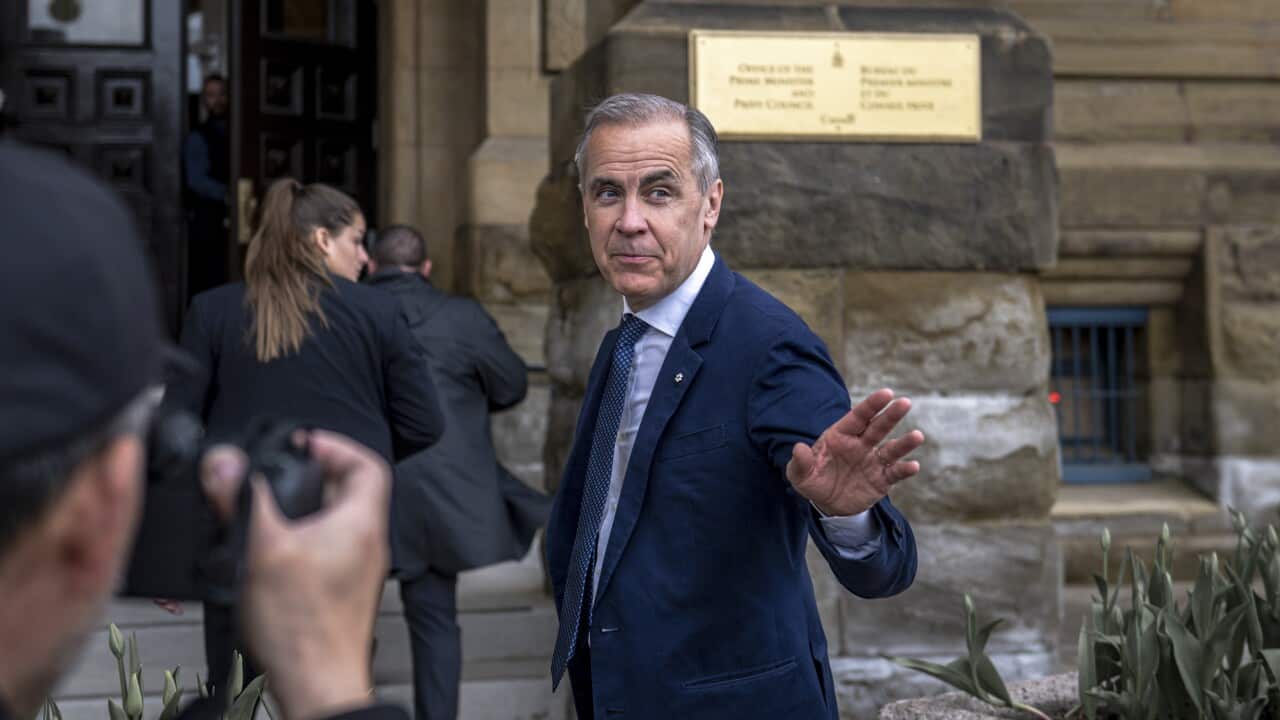Canada's Liberal Party Leader Mark Carney Arrives At The Prime Minister's Office Day After His Party Won Country's Election