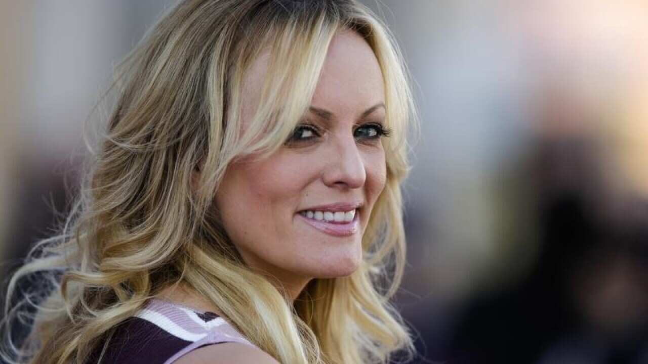 Adult film actor Stormy Daniels.