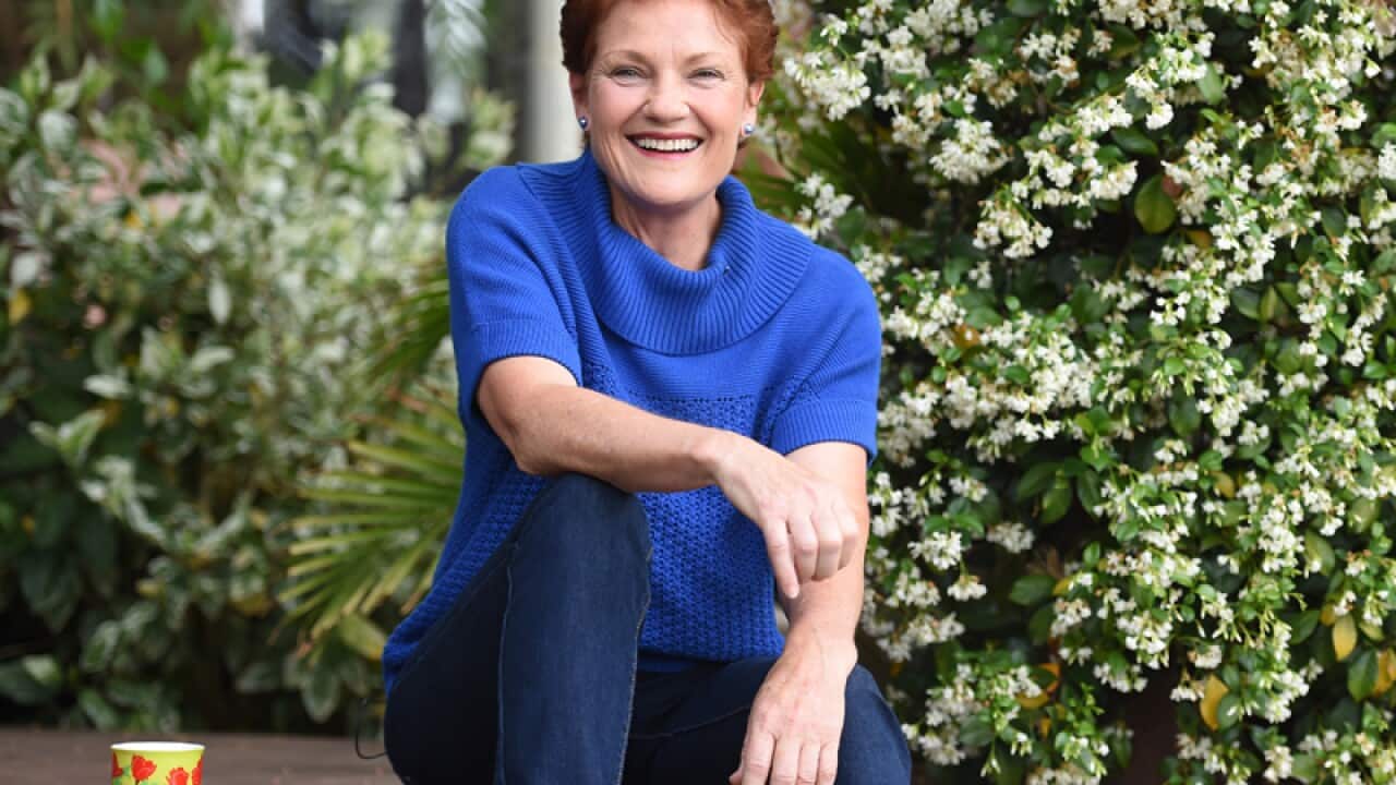 Pauline Hanson poses for a photograph
