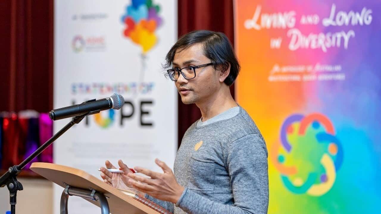 Budi Sudarto speaks about his experiences of being gay, Moslem and Indonesian.