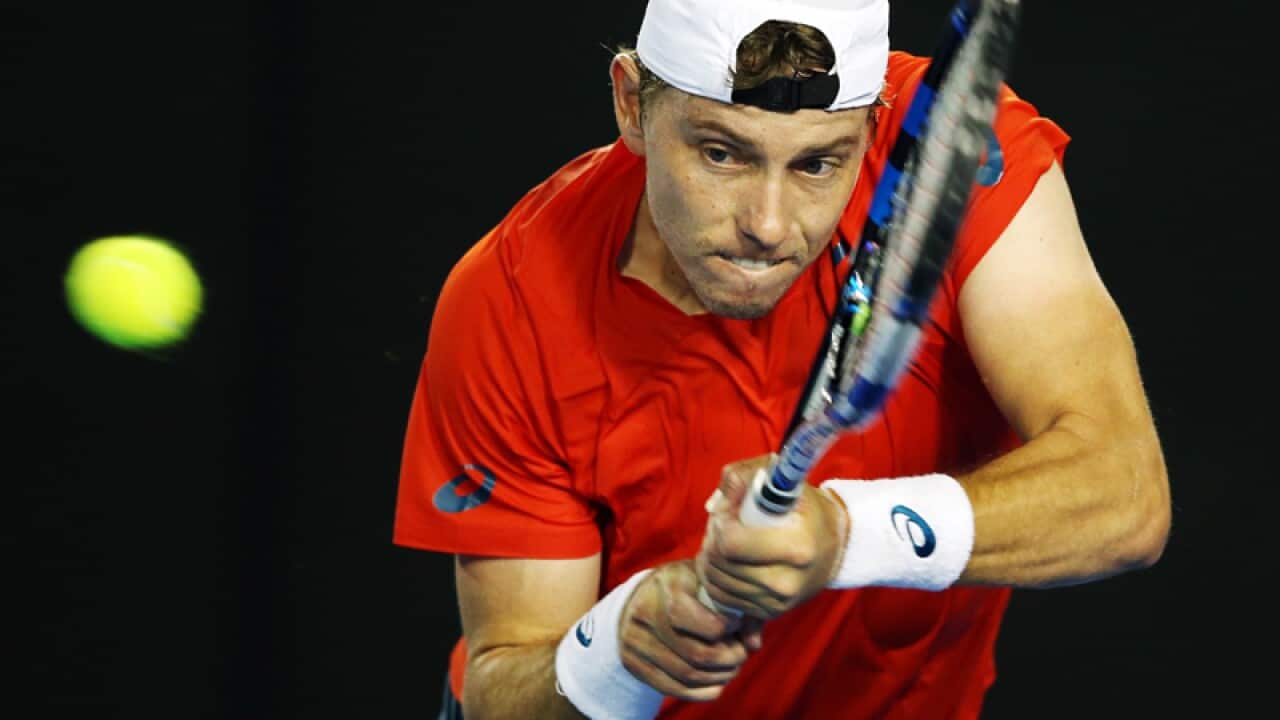 Australian tennis player James Duckworth