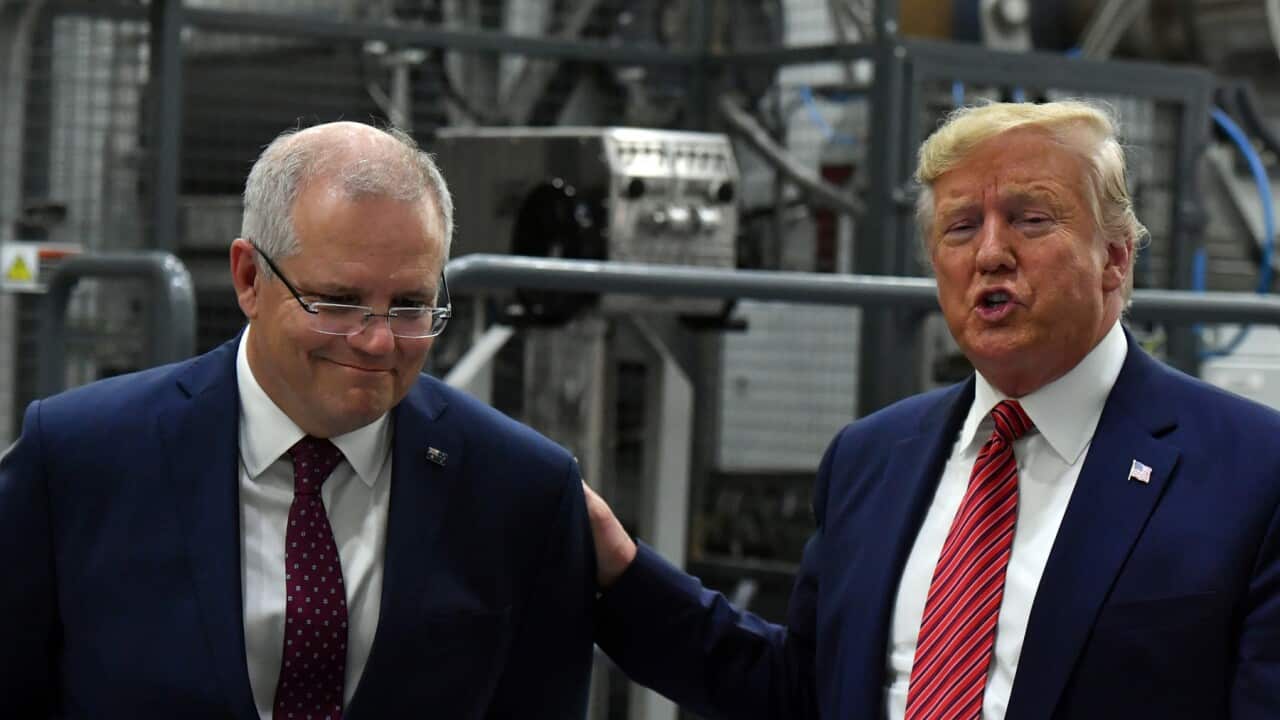 Raisi wa Marekani Donald Trump na Waziri Mkuu wa Australia Scott Morrison