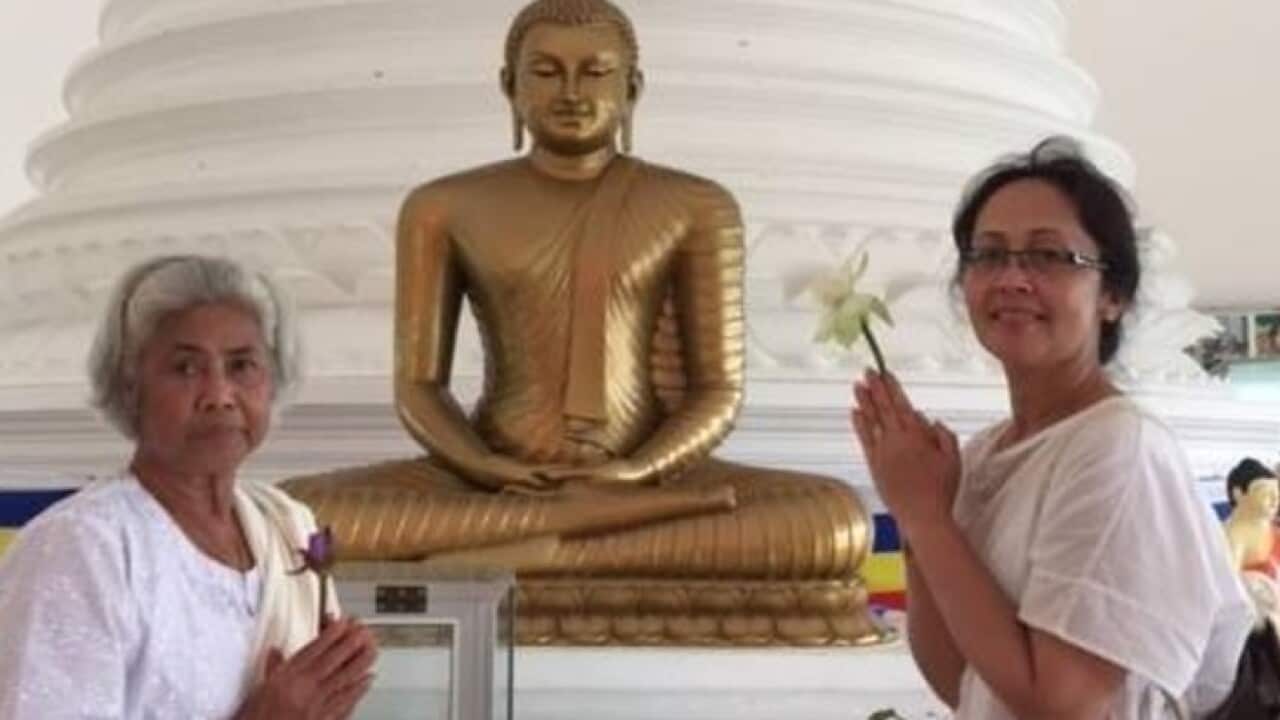 Seda Douglas and her mother