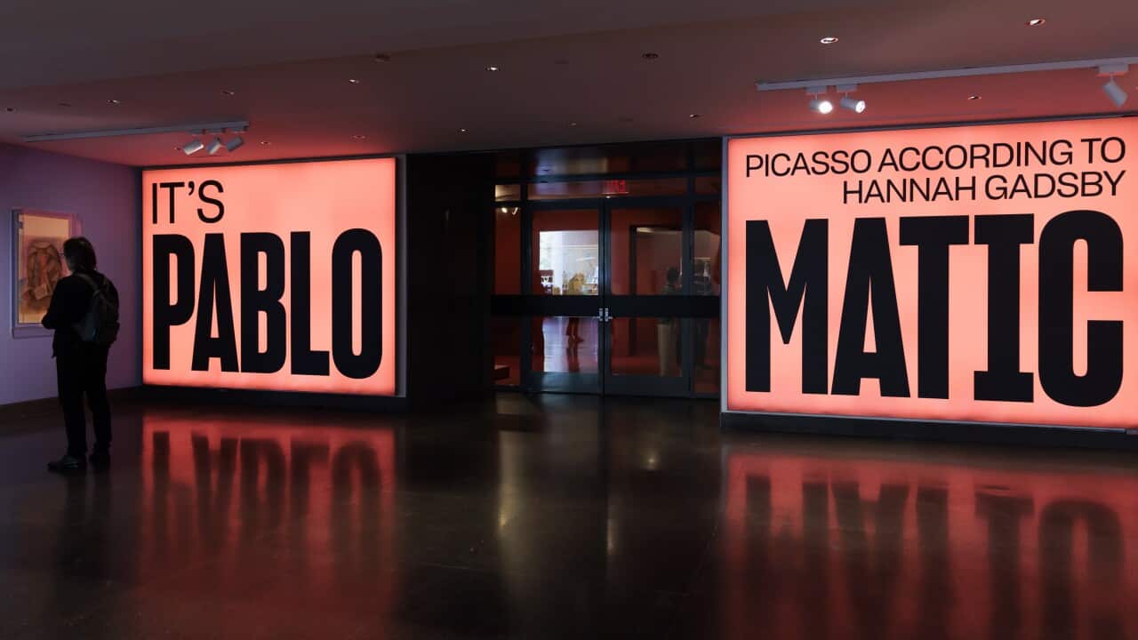 USA NEW YORK PICASSO HANNAH GADSBY EXHIBIT