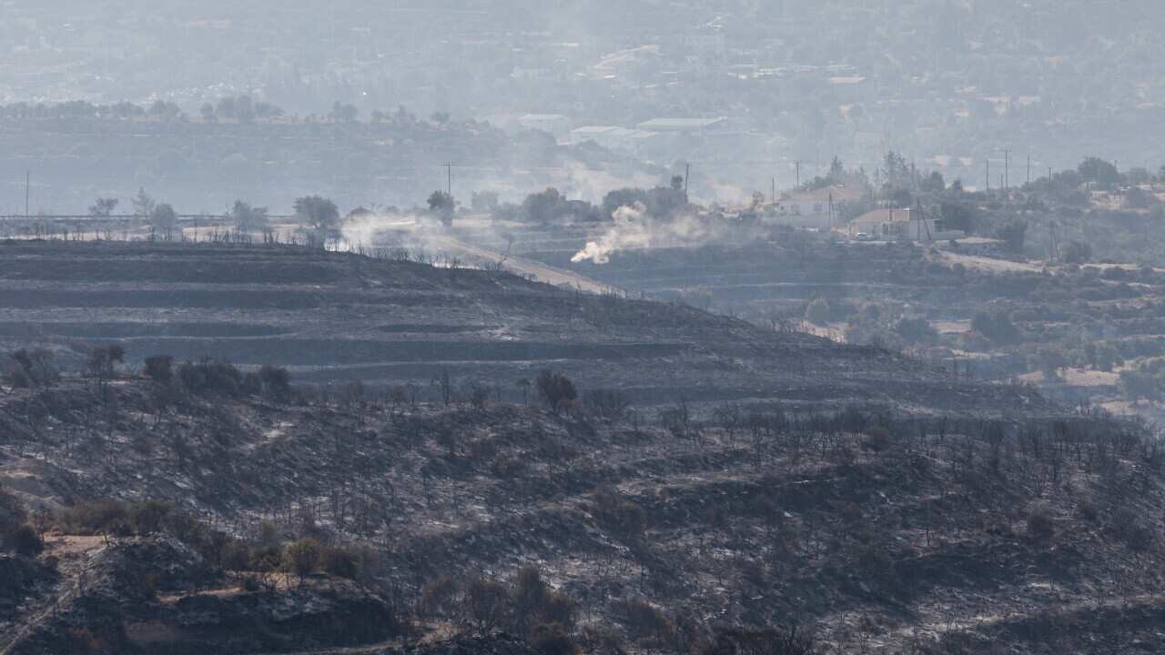 Cyprus : Fire at Alassa