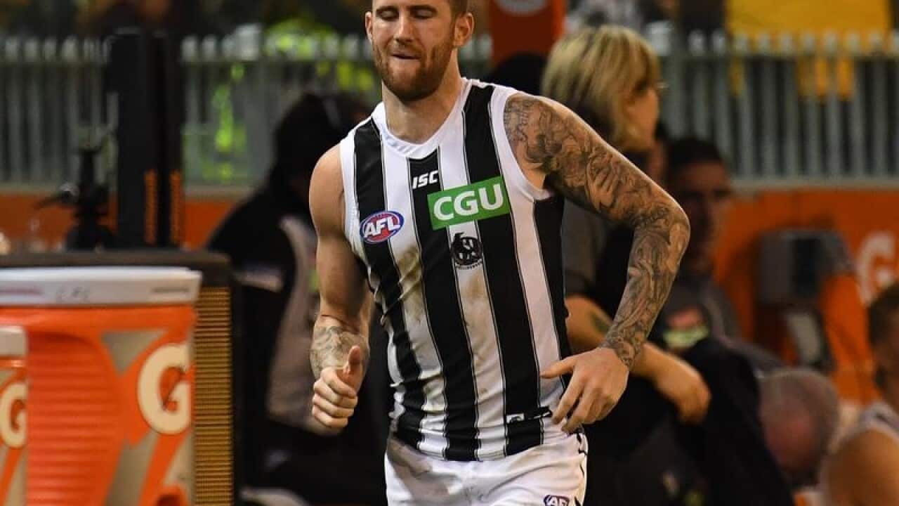 Collingwood Magpies defender Jeremy Howe