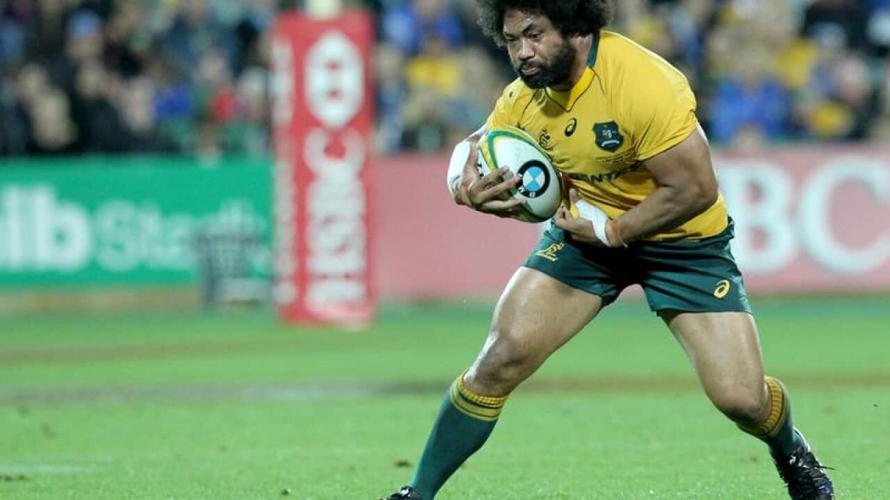 Tatafu Polota-Nau of the Wallabies