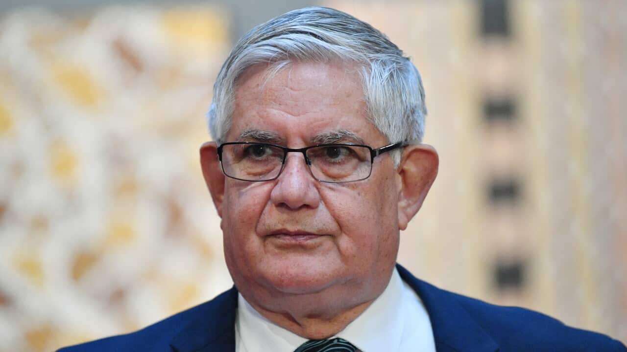 Minister for Indigenous Australians Ken Wyatt is seen at the meeting of the Joint Council on Closing the Gap at Tandanya National Aboriginal Cultural Institute