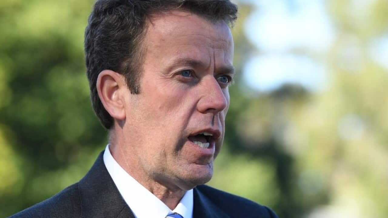 Veterans' Affairs Minister Dan Tehan speaks