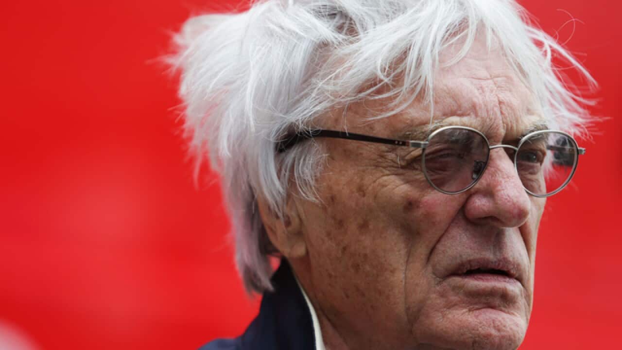 Formula one boss Bernie Ecclestone