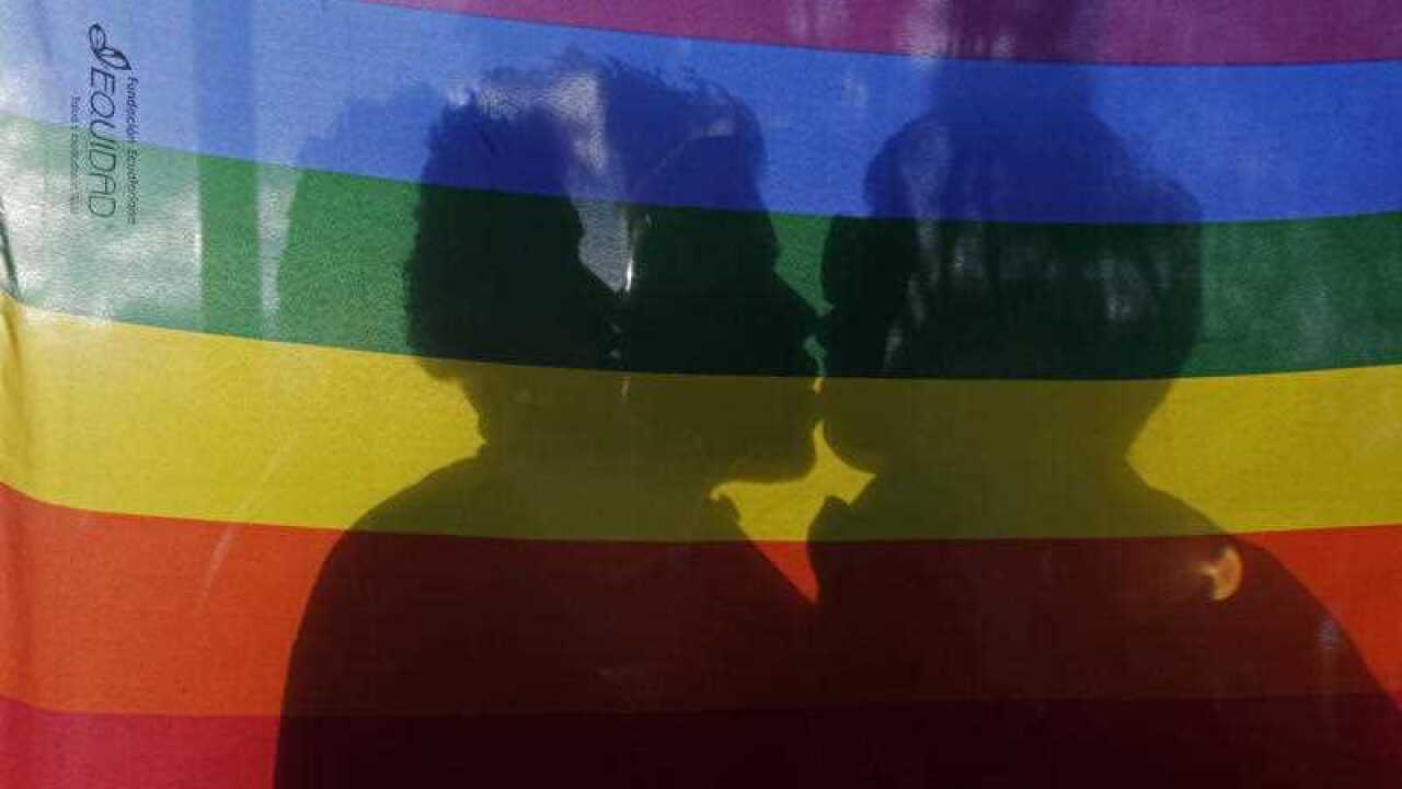 gay, kiss, flag