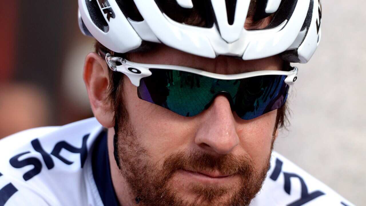 Britain's Bradley Wiggins of Team Sky