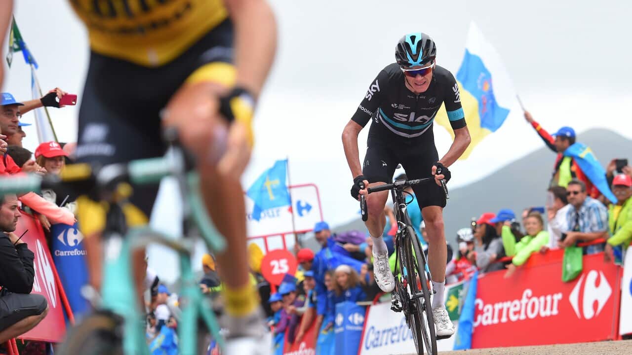 Chris Froome, team Sky, Vuelta a Espana