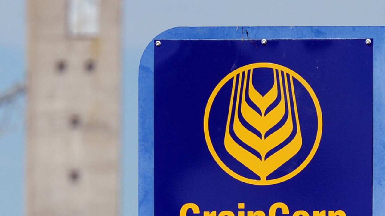 A GrainCorp silo in Garah