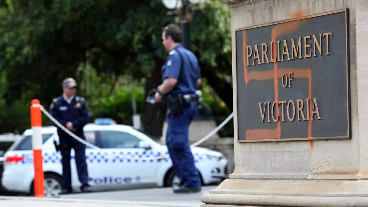 Monday, Oct 1, 2012. Police were at the scene this morning collecting evidence. (AAP Image/David Crosling) NO ARCHIVING
