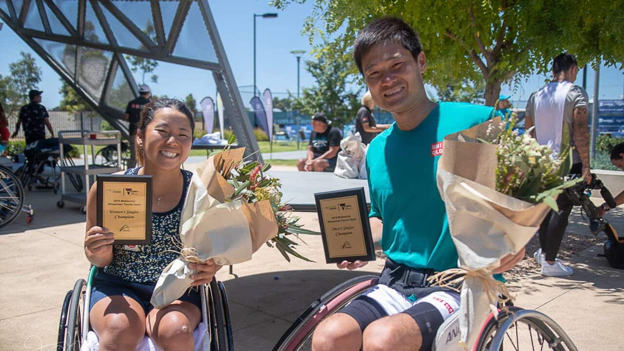 Shingo Kunieda Kamiji Yui Japan Wheelchair tennis australia melbourne open