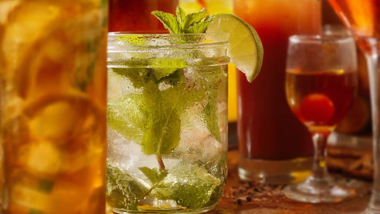 "So whenever we have a drink with a meal, the alcohol will be metabolised first."