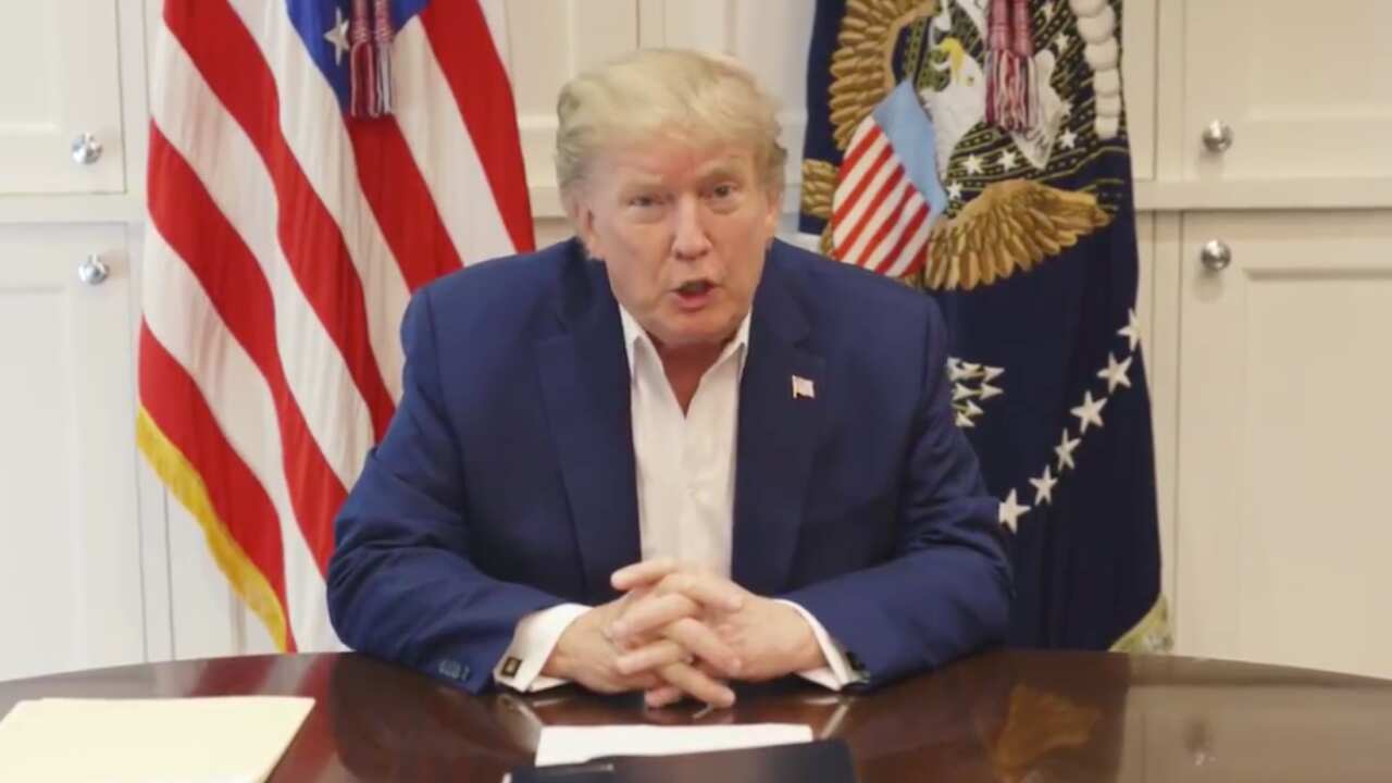 Trump video from hospital