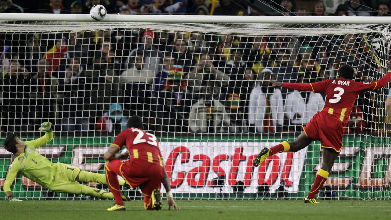 APTOPIX South Africa Soccer WCup Uruguay Ghana