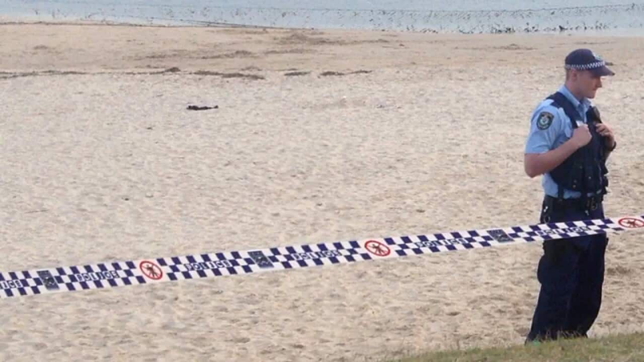 A police officer at Dolls Point, Sydney