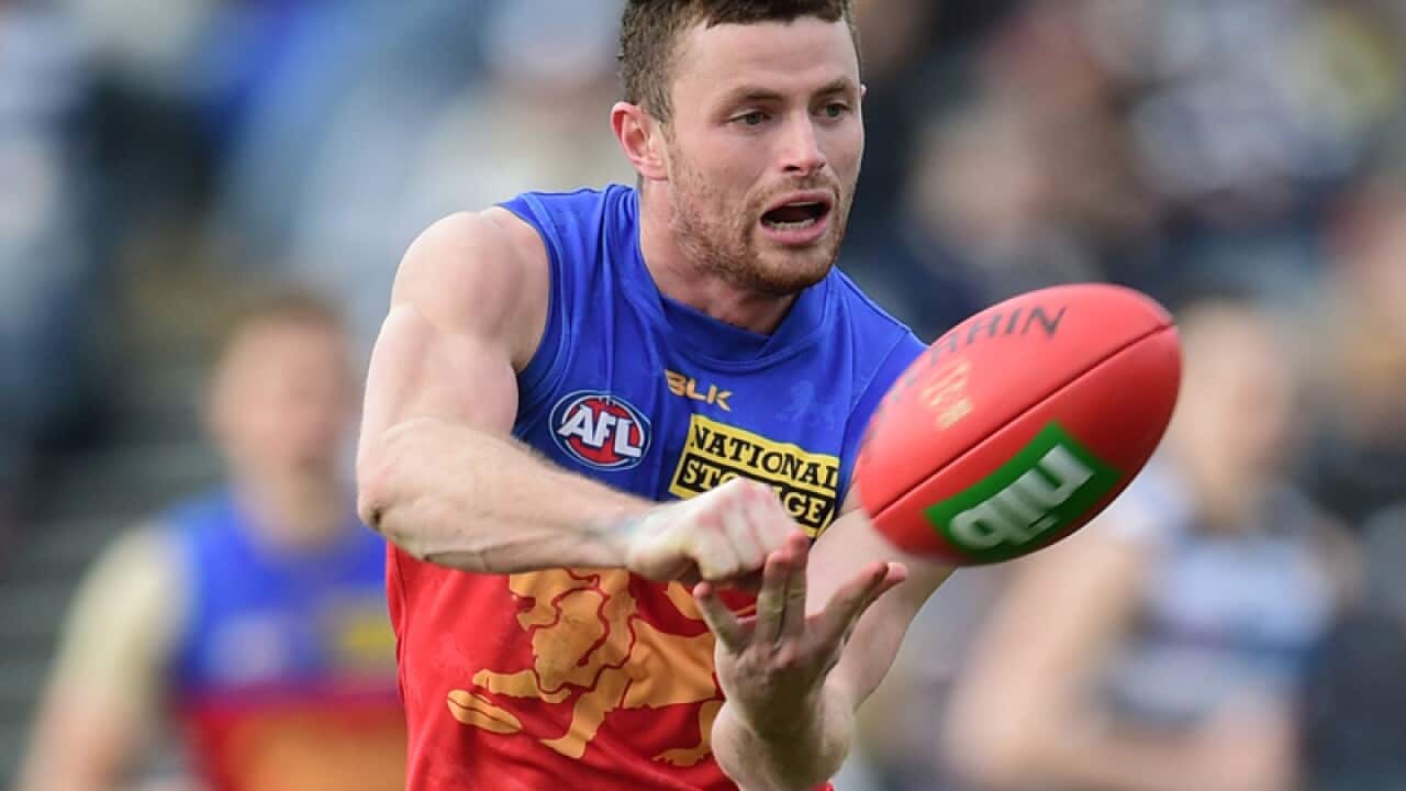 Brisbane Lions player Pearce Hanley